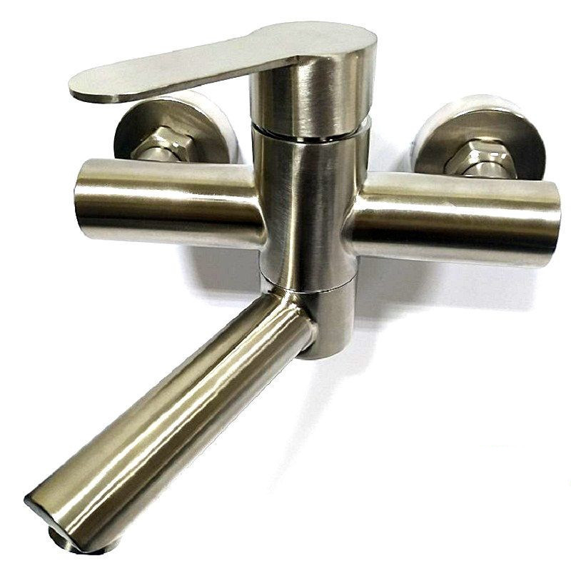 

Смеситель для ванны нерж. Kraft 4036 короткий