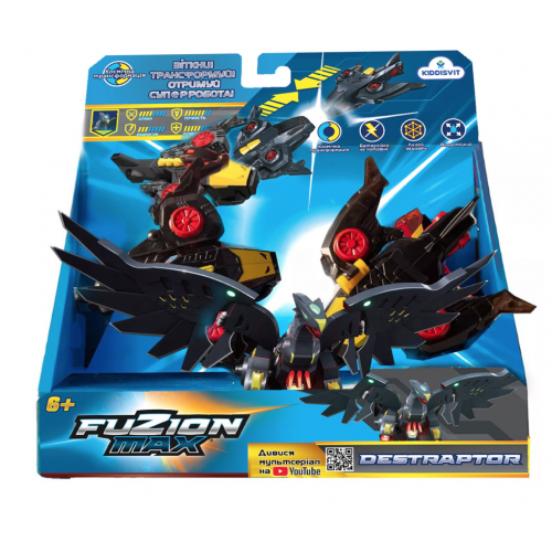 

Игровой набор самолетов-трансформеров FUZION MAX - ДЕСТРАПТОР (54006)