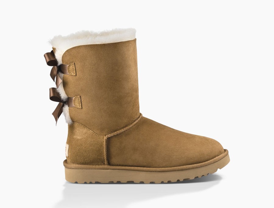 

Угги короткие Bailey Bow II Chestnut 1016225 Ореховый 37