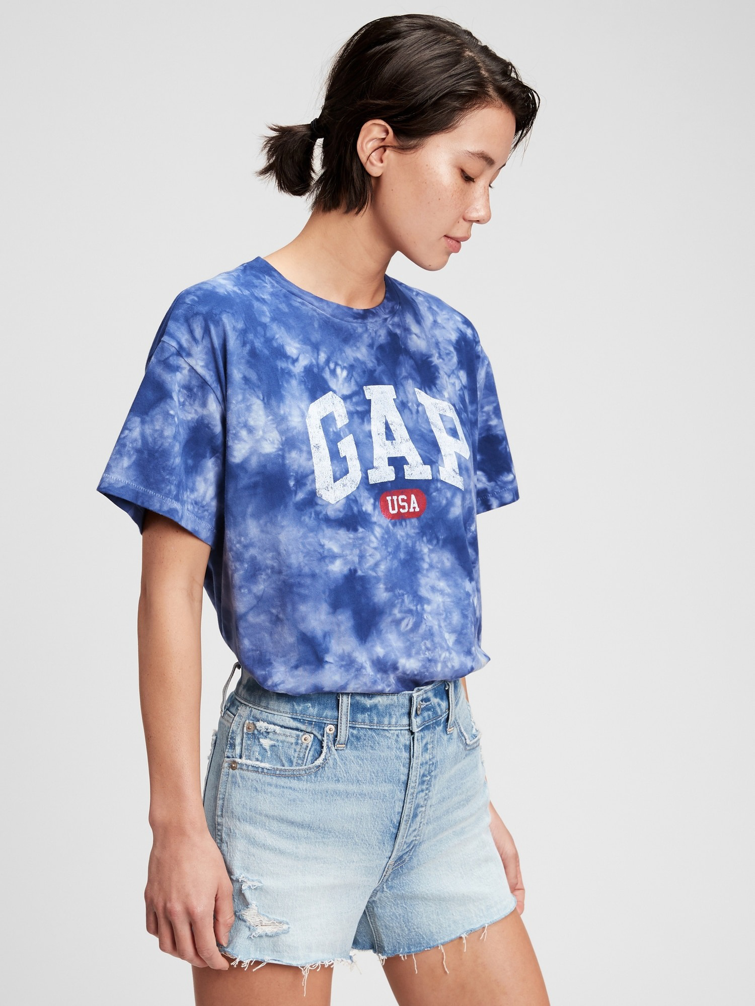 

Футболка GAP 237028609  Синяя, Футболка GAP 237028609 XS Синяя