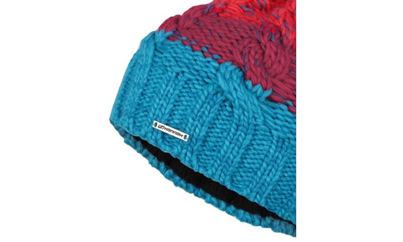 

Шапка Hannah Kumy JR  Teaberry/caribbean sea UNI подростковая, Шапка Hannah Kumy JR One Size Teaberry/caribbean sea UNI подростковая