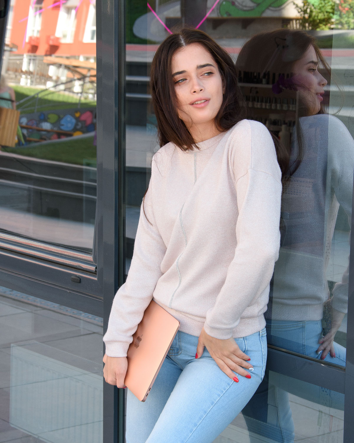 

Свитер INEDIT 0130 XXL Pudra