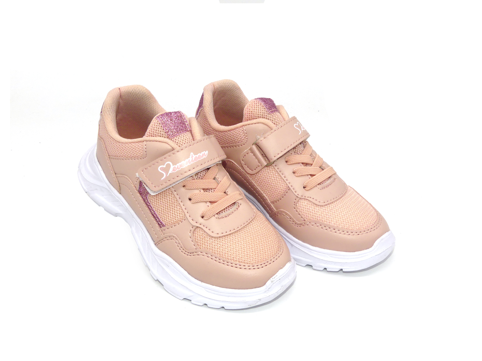 

Кроссовки Polaris Kids нежно-пудровые с салатовым (30-08-33) 31(р)