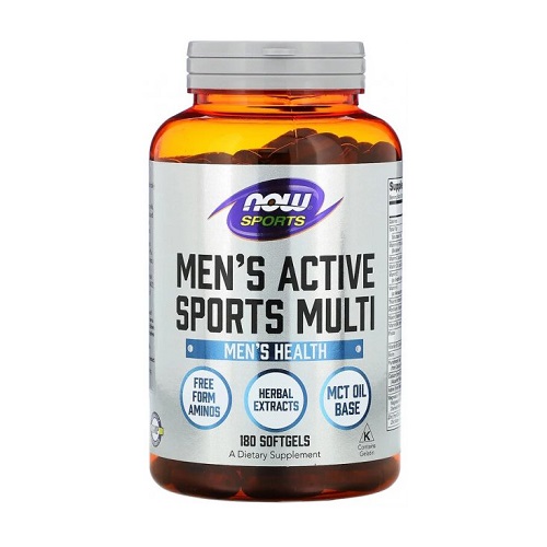 

Вітаміни для чоловіків NOW Men's Extreme Sports Multi, 180 капс.