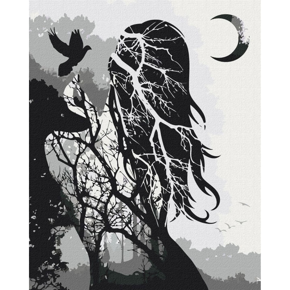 

Картина по номерам "Магия женщины" Идейка KHO5028 40х50 см