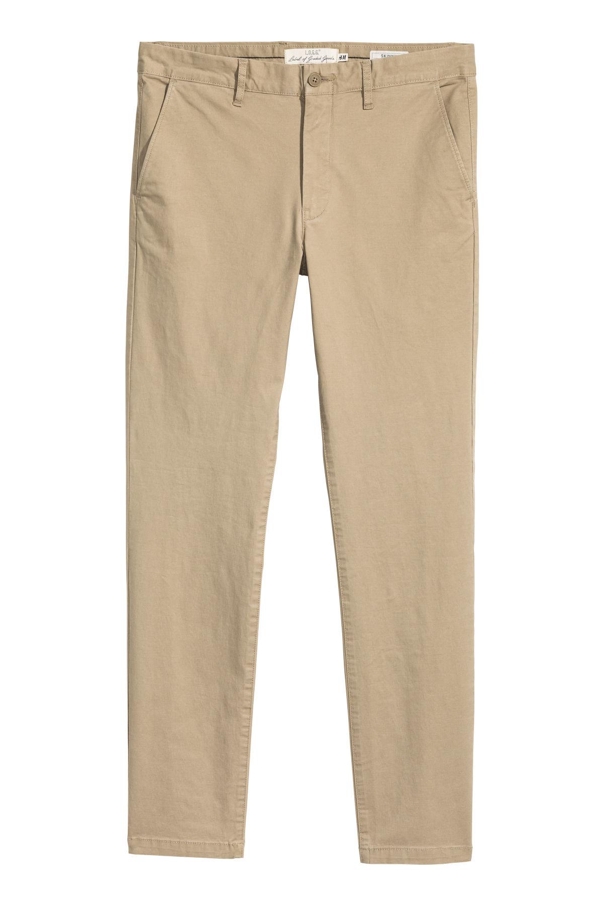 

Чиносы skinny fit H&M  Бежевые, Чиносы skinny fit H&M 36 Бежевые