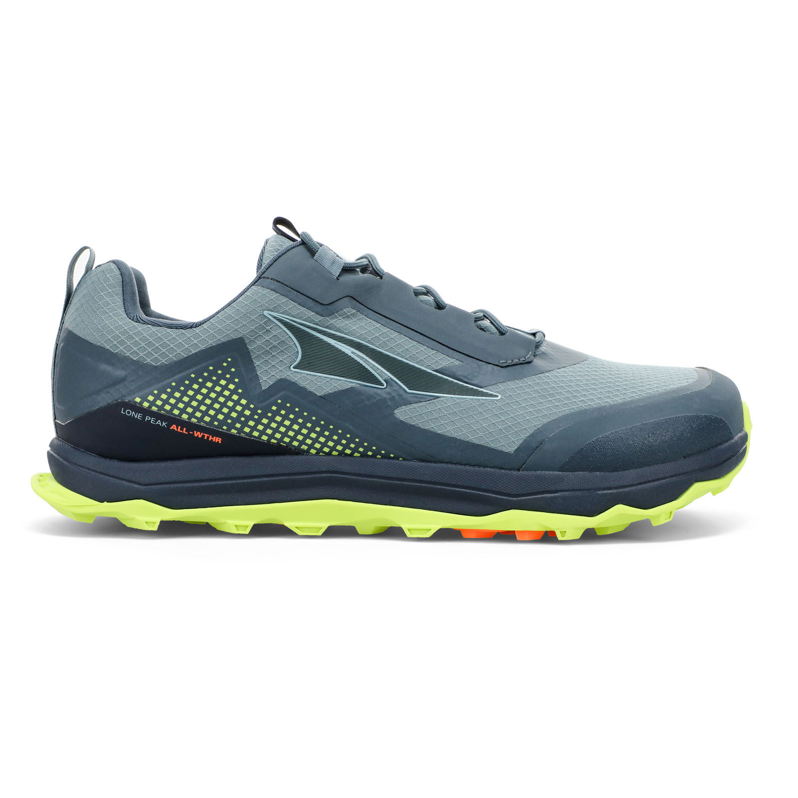 

Кроссовки для бега Altra Lone Peak All WTHR Gray/Lime трейловые мужские 43