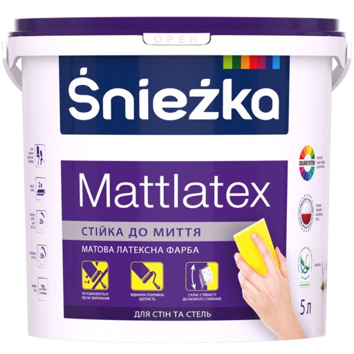 

Краска акриловая Sniezka Mattlatex 5л (12060125)