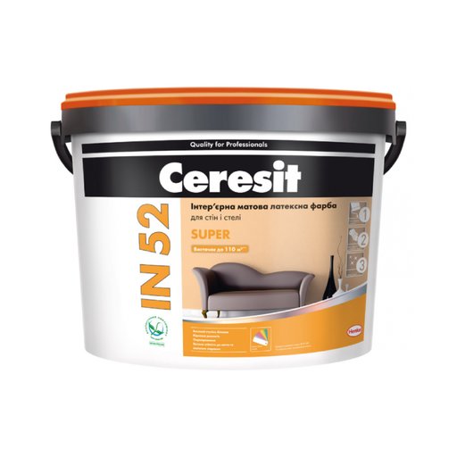 

Краска интерьерная Ceresit 3 л (11922876)