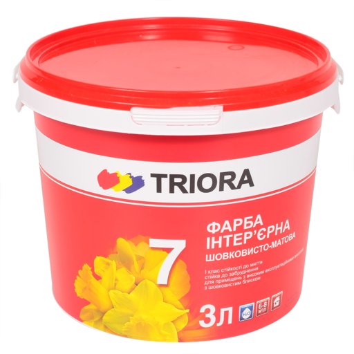 

Краска износостойкая латексная TRIORA 7 3 л (11003615)