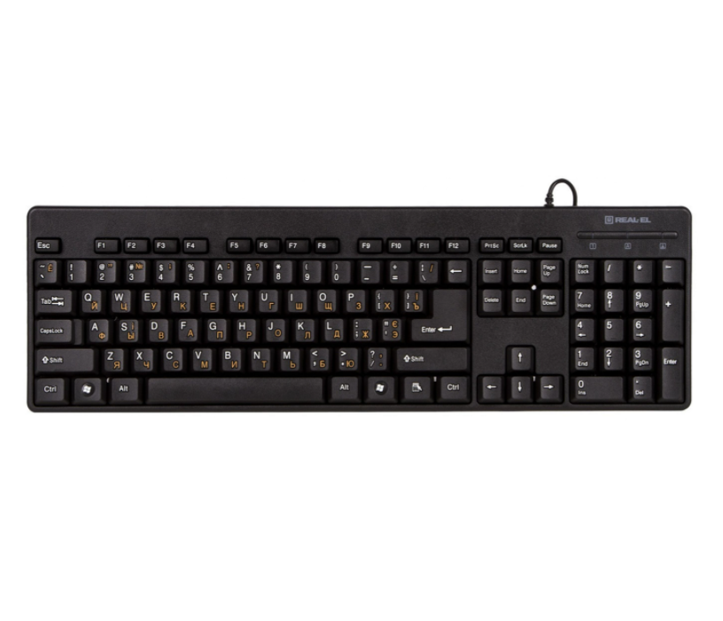 

Клавиатура REAL-EL Standard 502 USB Black