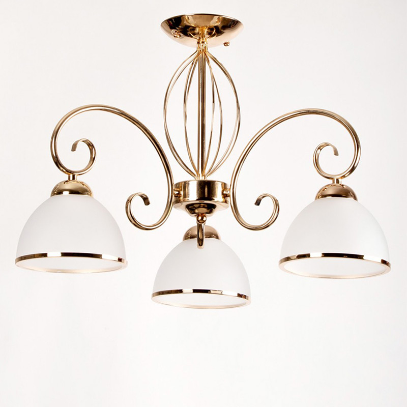 

Люстра потолочная Light House SH-17000/3 FG 570*570*360 E27 золото