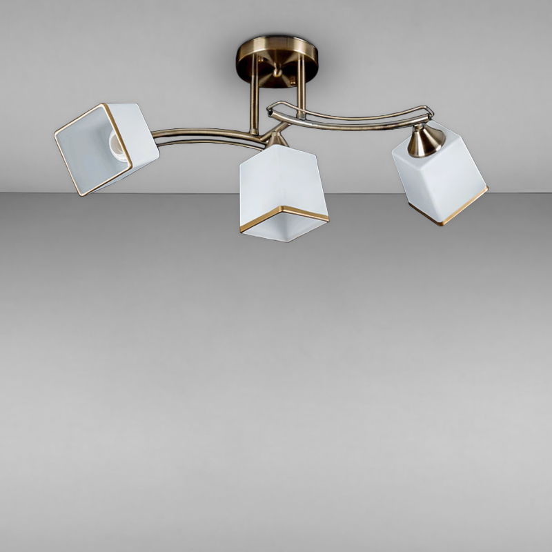 

Люстра потолочная Light House SR-17009/3 AB L620*W280*H260 бронза