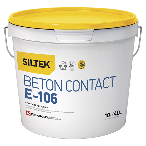 

Грунтовка адгезионная Siltek E-106 Beton Contact 10л