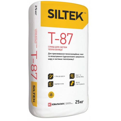

Смесь для систем теплоизоляции Siltek T-87 25кг