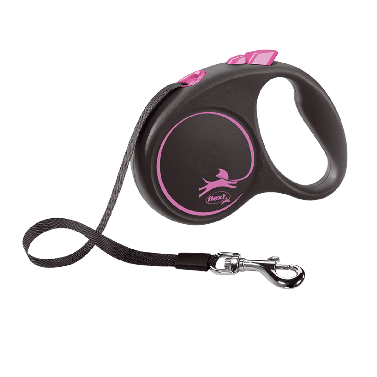 

Повідець-рулетка Flexi Black Design стрічка (рожева) Mr.Shoopy 8164 S