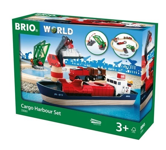 

Деревянная железная дорога BRIO 33061 Набор порт с паромом