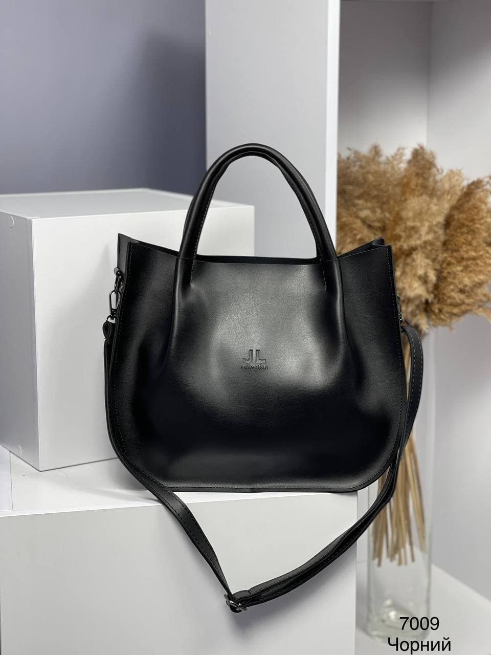 

Сумка жіноча JL шопер чорна