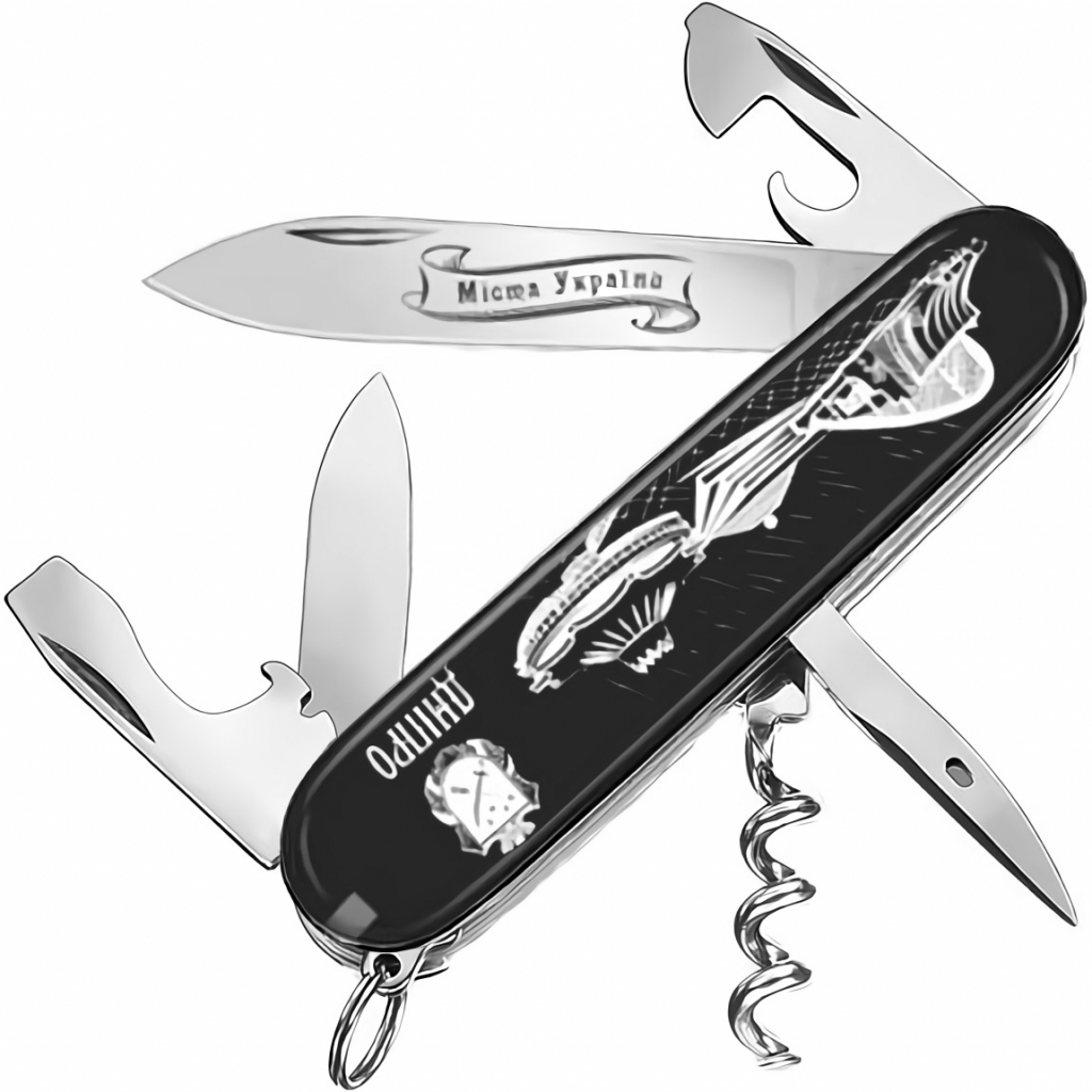 

Нож Victorinox Spartan City 3D "Дніпро" (1.3603.3R32)