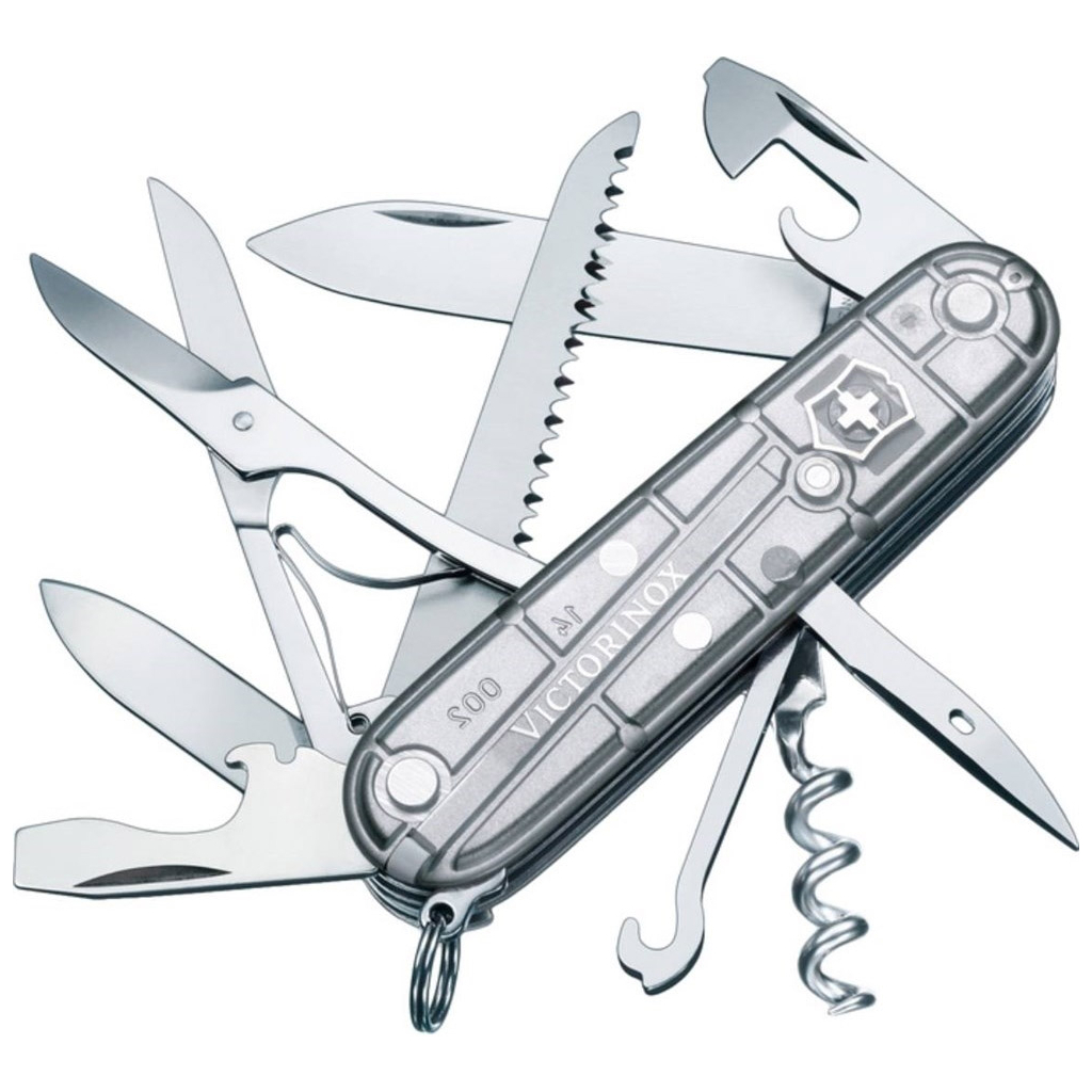 

Нож Victorinox Huntsman Transparent Silver (1.3713.T7)