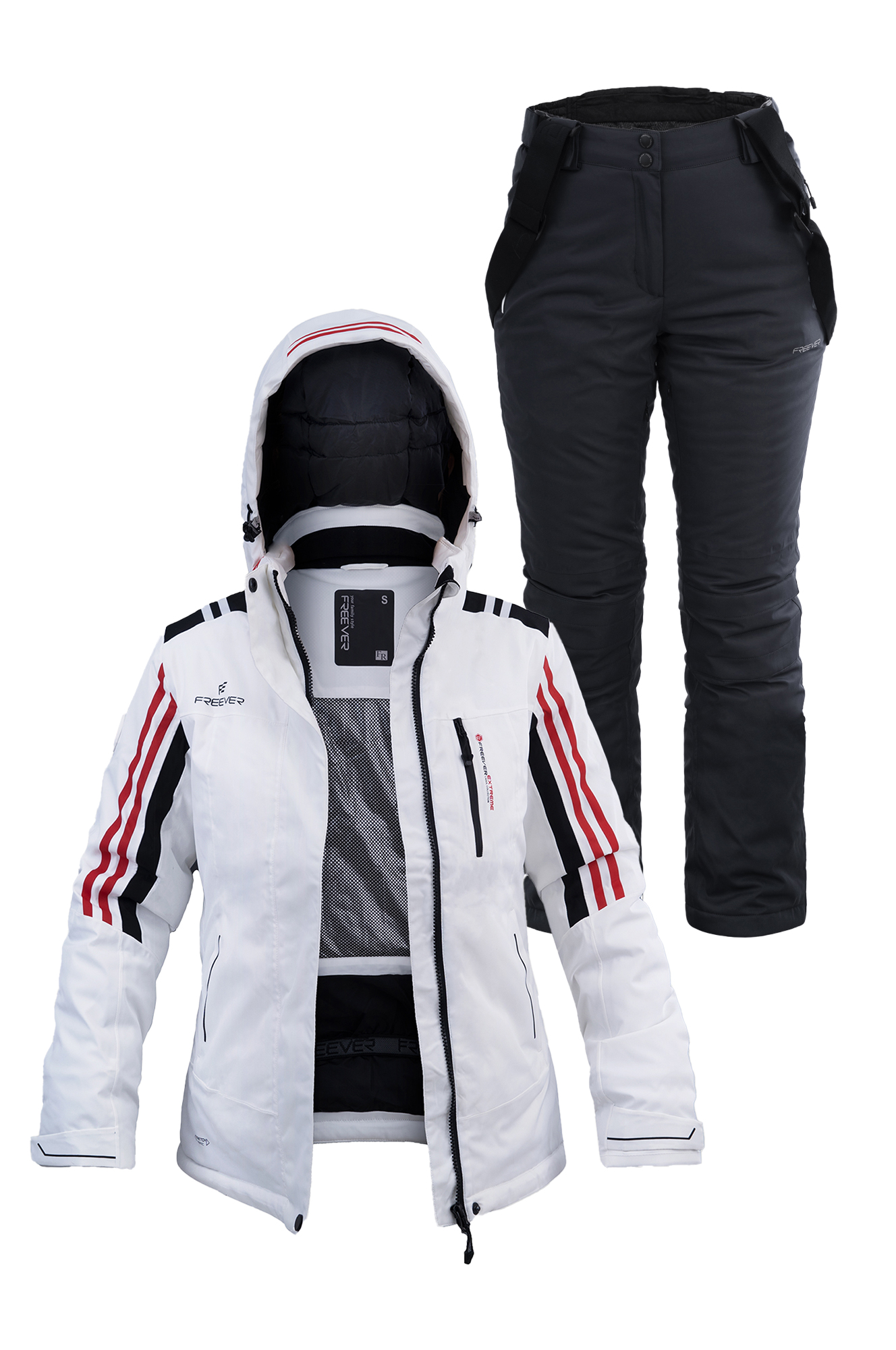 

Женский лыжный костюм FREEVER 21713-01 белый XS