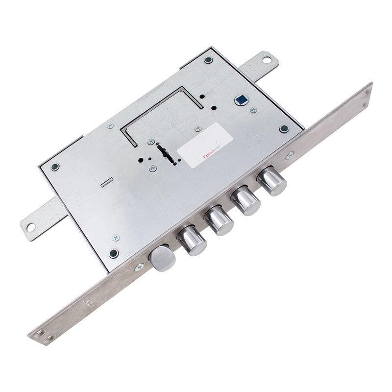 

Замок Securemme 2403RCR0328S67 4-ригельный с защелкой под тяги; 5+1 ключей