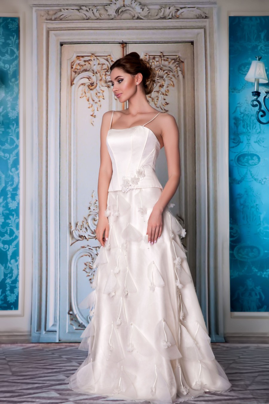 

Свадебное платье Herve Mariage 42(S) Шампань