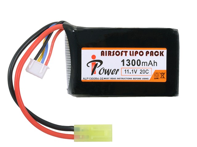 

АКБ Li-Po 1300mAh 11,1V 20C [IPower]
