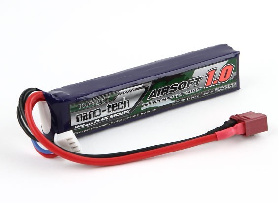 

АКБ Turnigy LiPo 11.1v 1000mAh 20-40C (T-Connector)