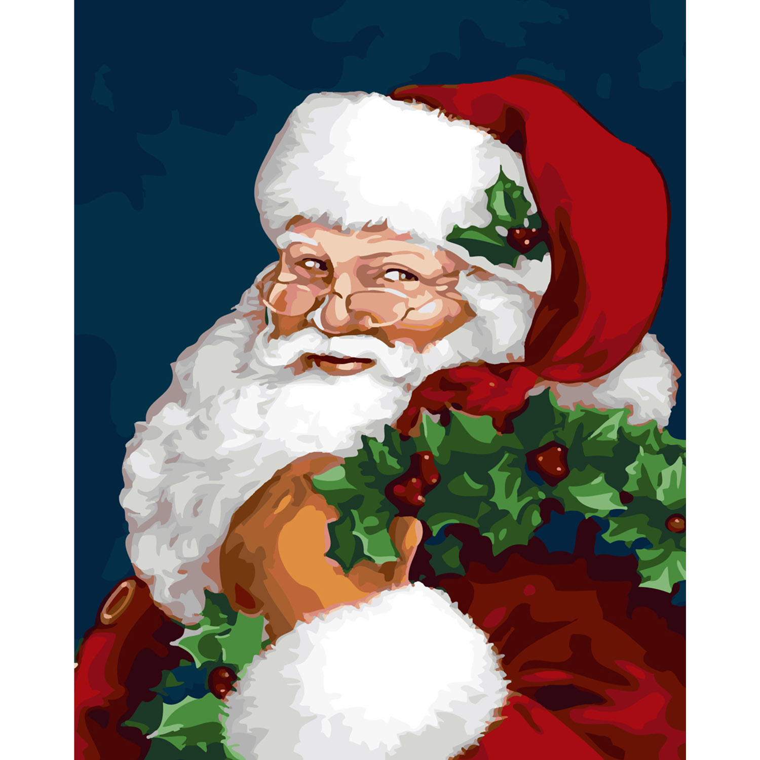 

Картина по номерам Santa Claus, 40х50 см, Strateg (SY6251)