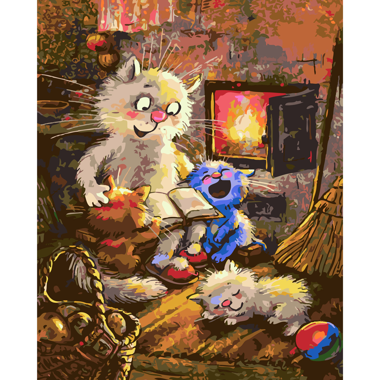 

Картина по номерам Уютный вечер, 40х50 см, Strateg (SY6367)