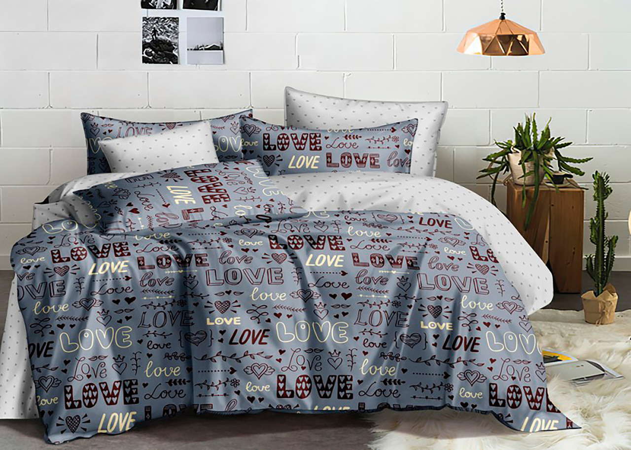 

Постельное белье полуторное Love