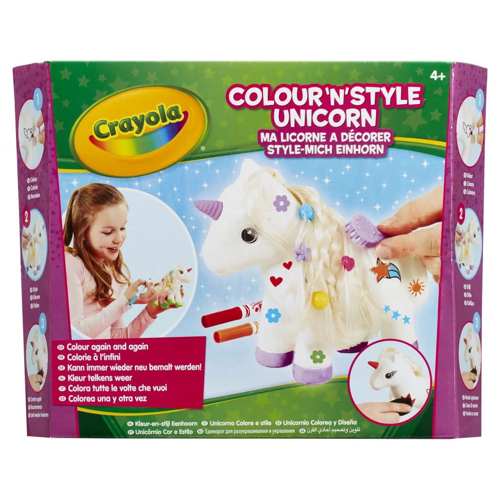 

Набор для творчества Crayola Colour n Style Единорог (256414.006)