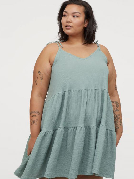 

Сарафан H&M 09-0894941-001  Оливковый, Сарафан H&M 09-0894941-001 3XL Оливковый