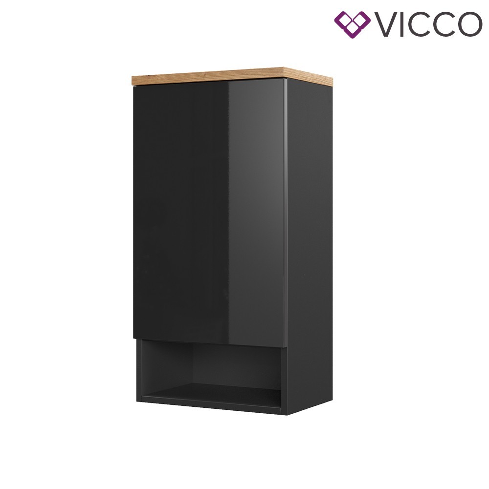 

Навесной шкаф для ванной Vicco Eden, антрацит