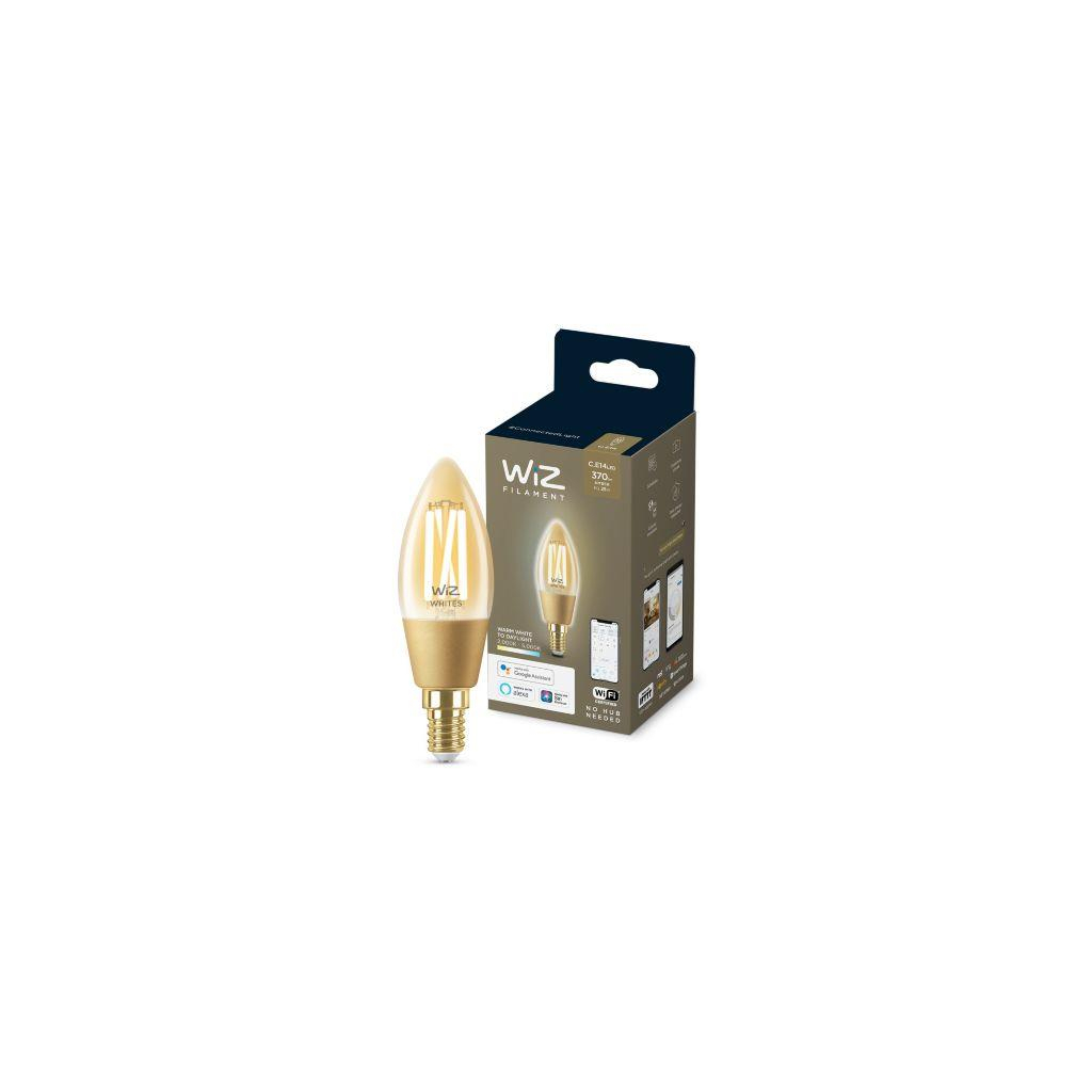 

Умная лампочка WiZ E14 4.9W (25W 370Lm) C35 2000-5000K филаментная Wi-Fi