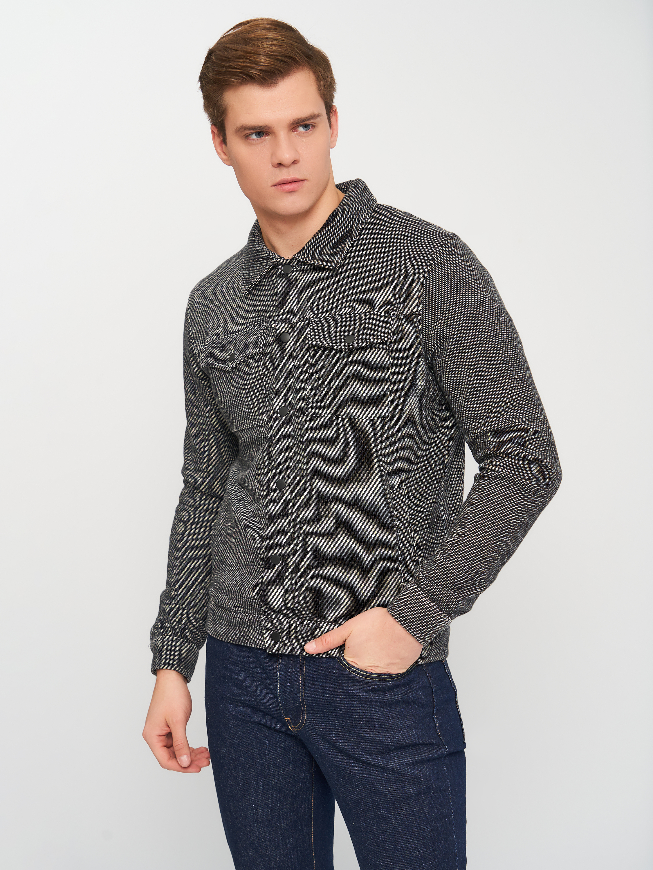 

Ветровка Jack & Jones XAZ216328GDDW  Черный/Белый, Ветровка Jack & Jones XAZ216328GDDW L Черный/Белый