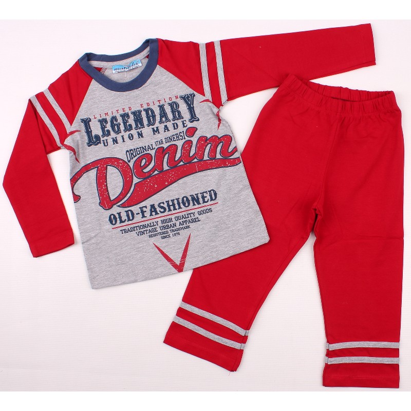 

Пижама для мальчика MATILDA 7499 122 см м-антрацит/красный (169674)