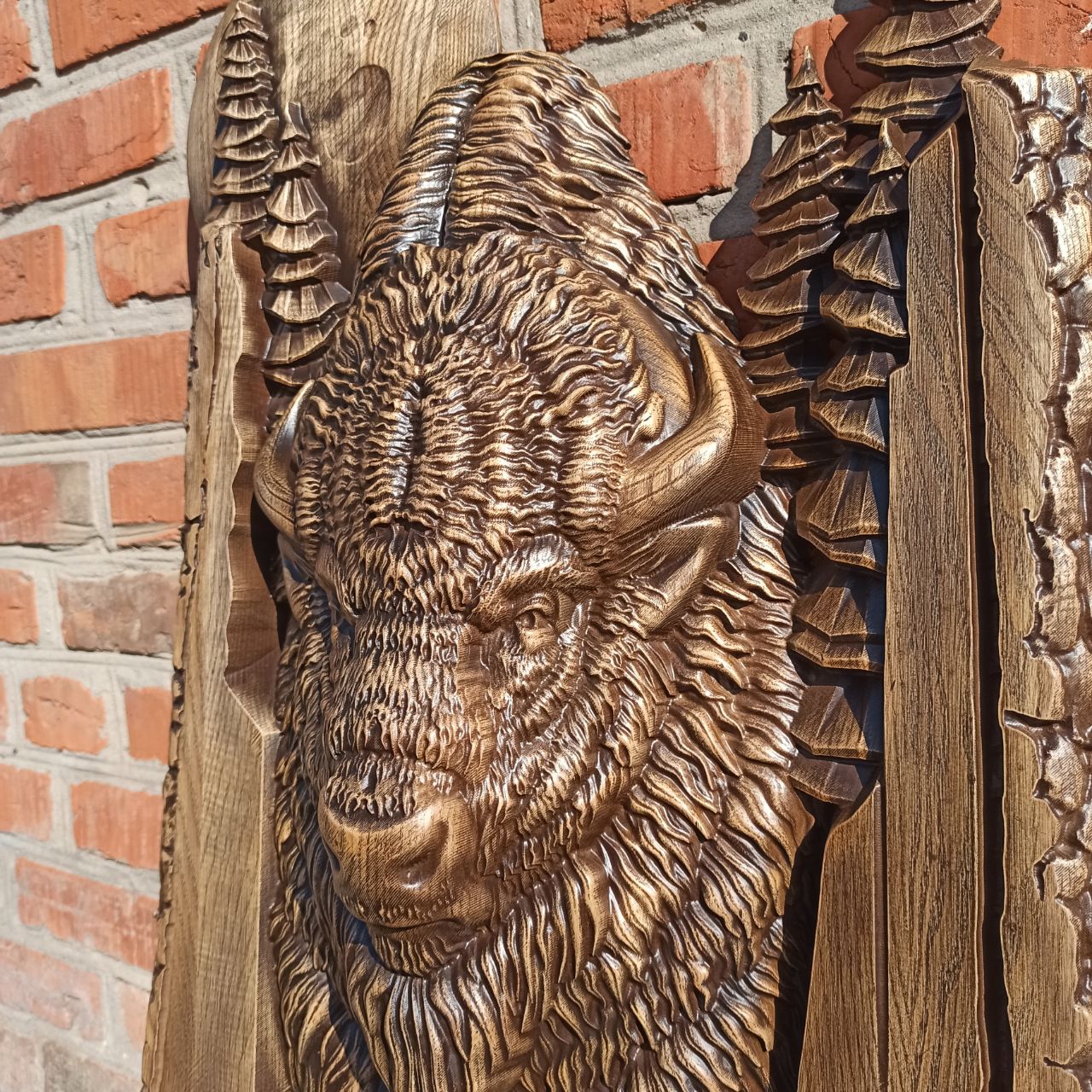 

Барельеф "Бизон", Atributlux, 60*32,4 см резной из дерева