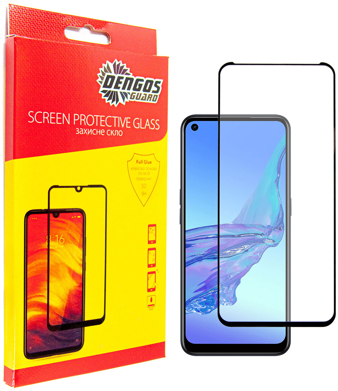 

Защитное стекло DENGOS Full Glue для OPPO A53 Black (TGFG-143)