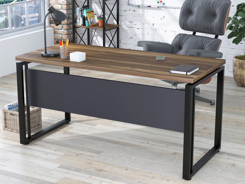 

Компьютерный стол G-160-32 Loft Design 160х70х75,5 орех модена