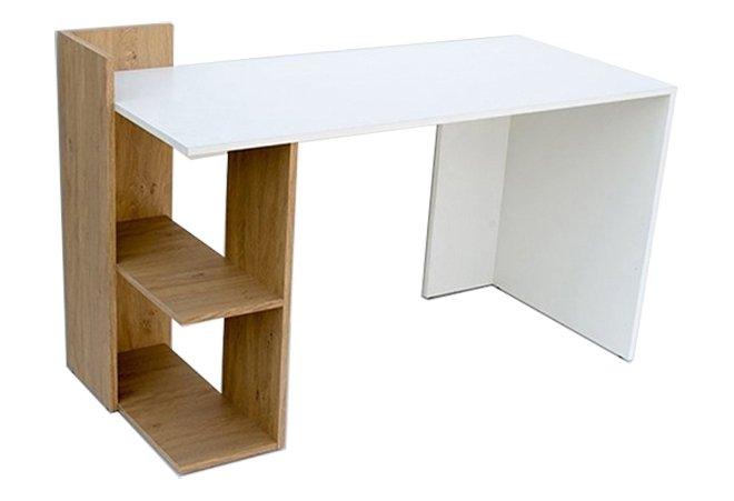 

Компьютерный стол HO shelf ВМВ Холдинг 120х55х85 белая платина/дуб каменный