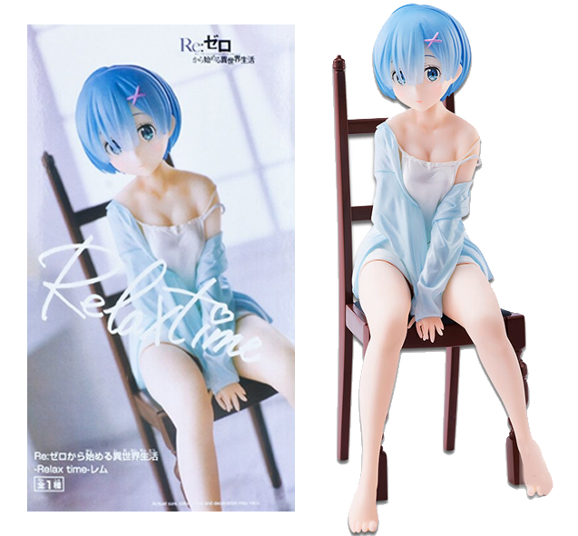 

Фигурка Banpresto Время отдохнуть Рем Relax time Rem 20 см WST RZ 22.110