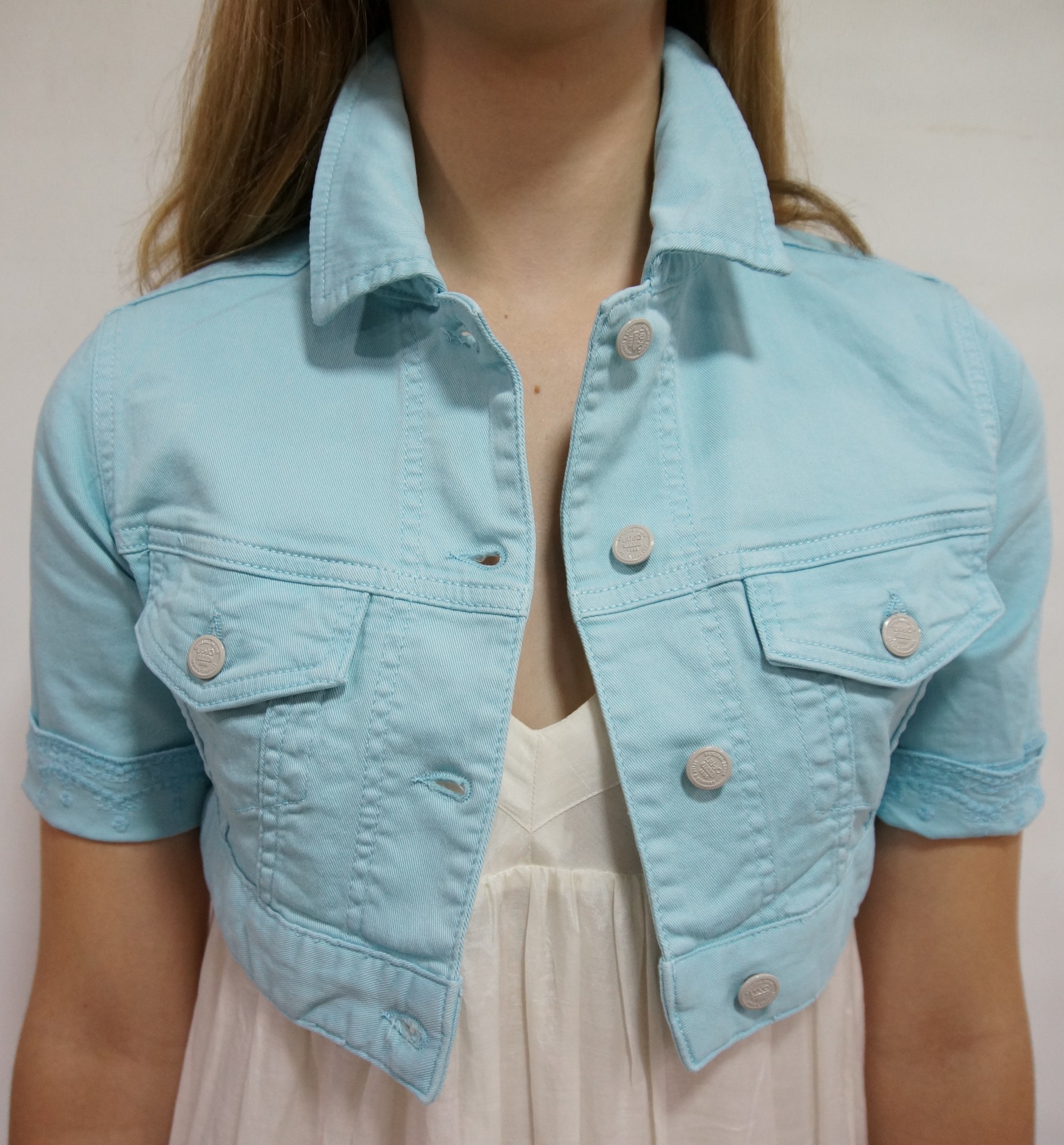 

Куртка LIO JO JEANS F13262T6446  бирюзовый, Куртка LIO JO JEANS F13262T6446 44 бирюзовый