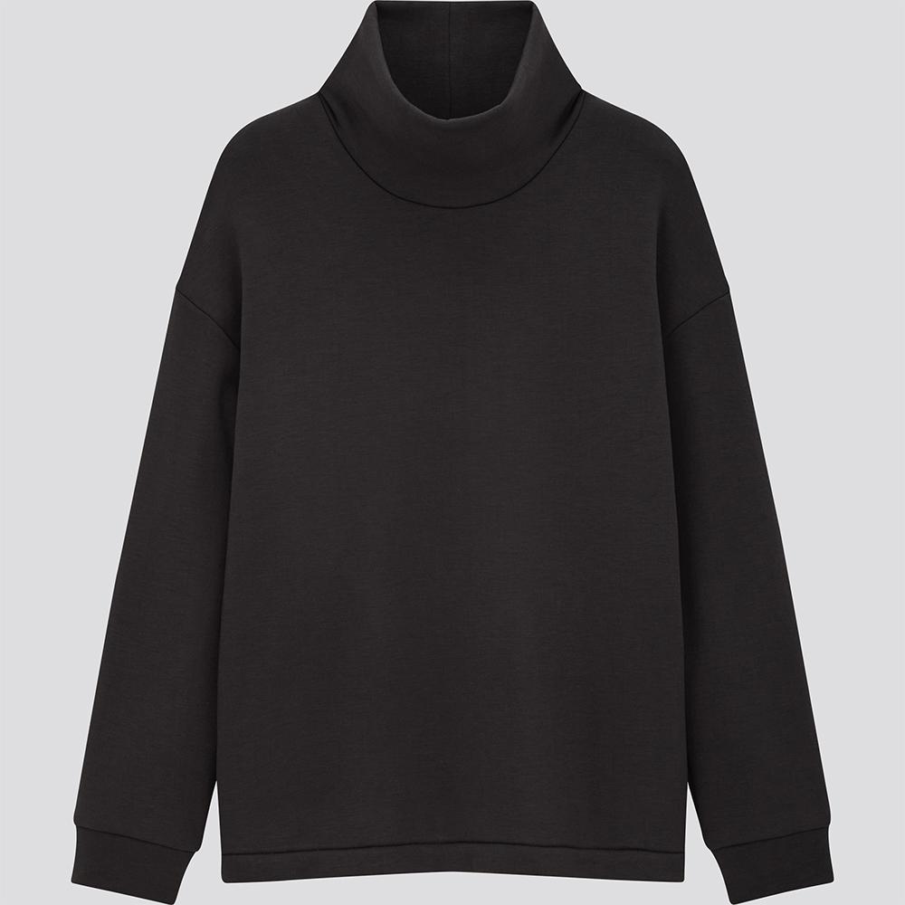 

Лонгслив флисовый Uniqlo S черный