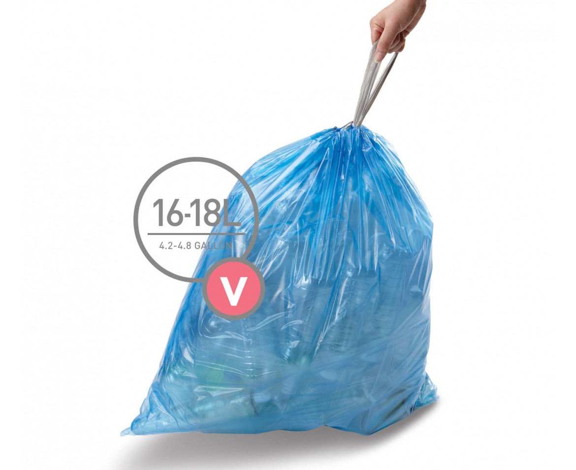 

Мішки для сміття міцні 16-18л SIMPLEHUMAN 60 шт.