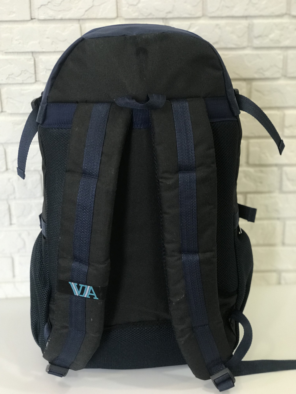 

Рюкзак туристический VA T-09-3 55л, черный с синим MHz. 53639
