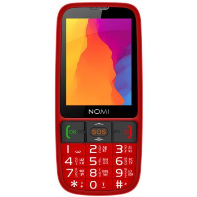 

Мобильный телефон Nomi i281+ New Red. 53819