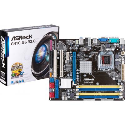 

Материнская плата ASRock G41C-GS R2.0. 51191