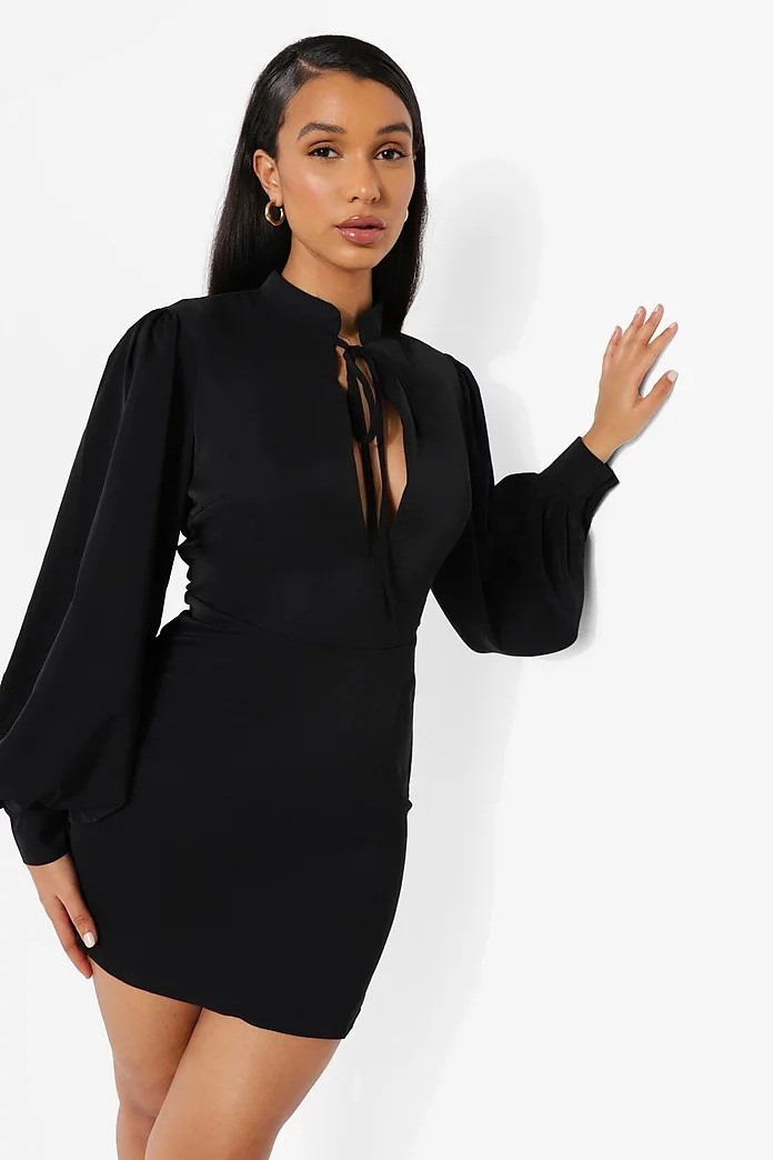 

Платье Boohoo  черный 8520123003655, Платье Boohoo 42 черный 8520123003655